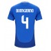 Maillot de foot Italie Alessandro Buongiorno #4 Domicile vêtements Europe 2024 Manches Courtes